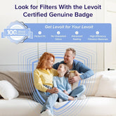 LEVOIT Air Purifiers for Bedroom Home, 3 - in - 1 Filter Cleaner with Fragrance Sponge for Better Sleep, Filters Smoke, Allergies, Pet Dander, Odor, Dust, Office, Desktop, Portable, Core Mini, WhiteLevoit